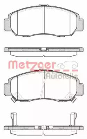 Комплект тормозных колодок METZGER 0747.12